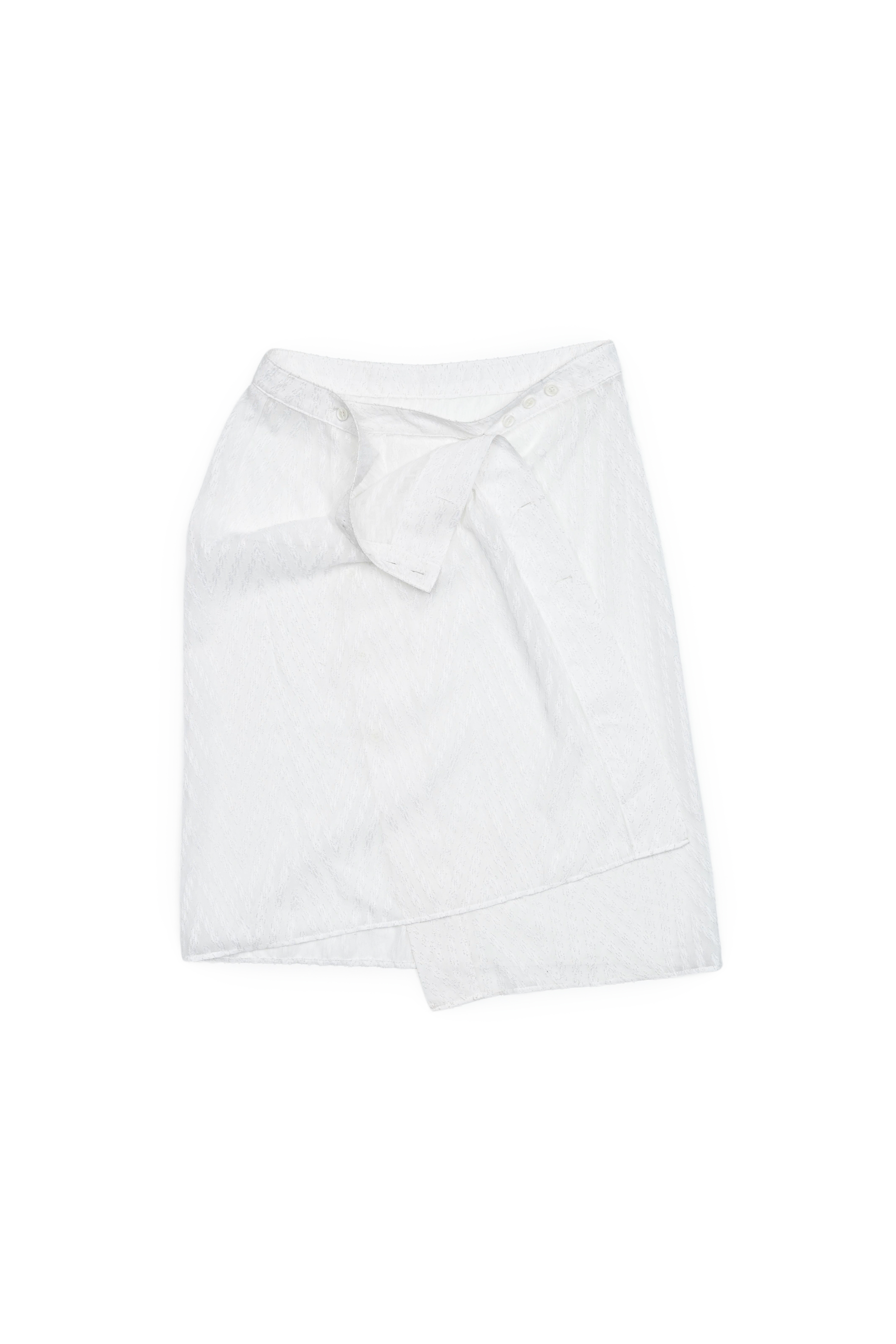 Layered Wrap Skirts _ White