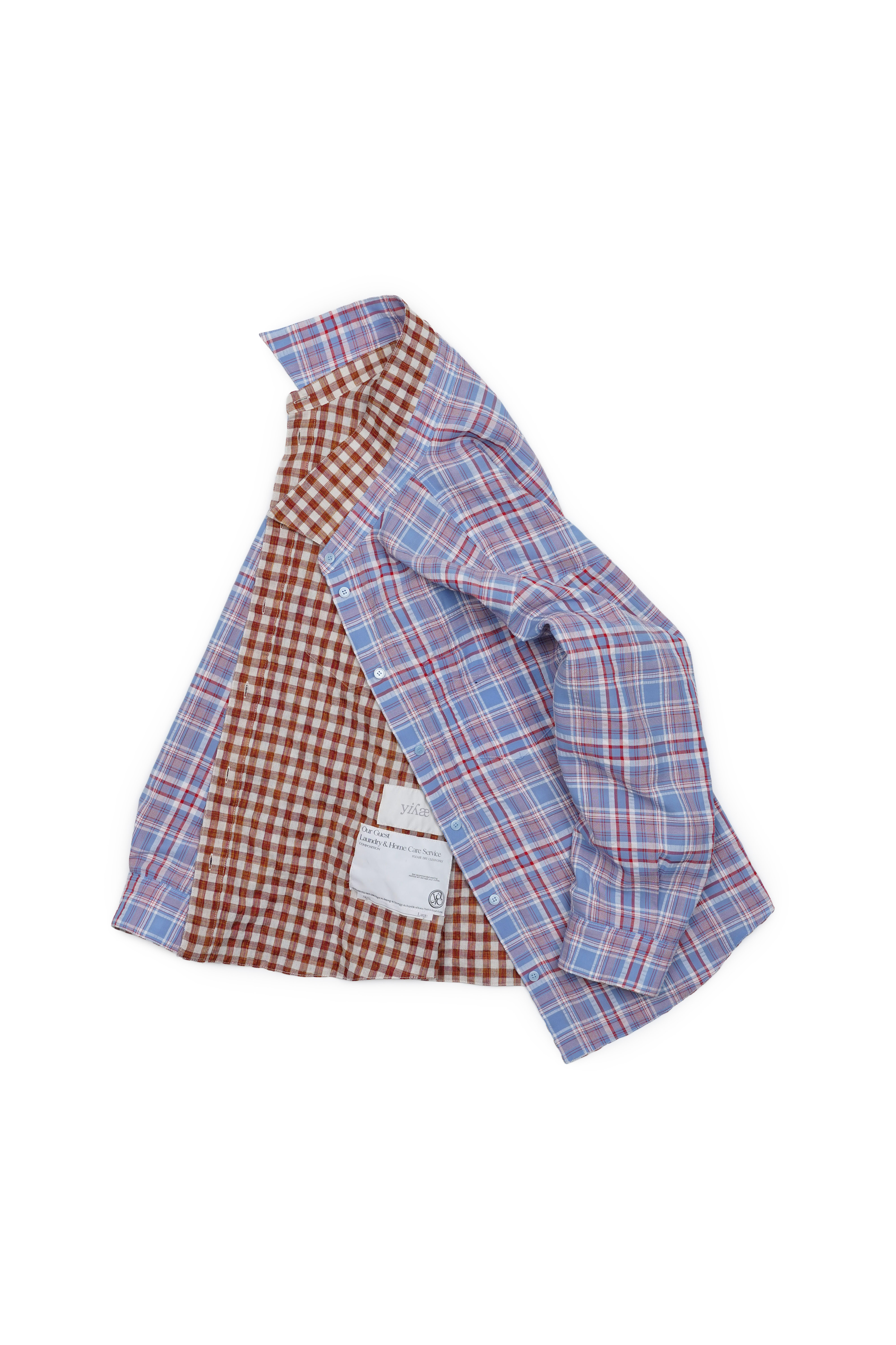 Reversible Check Shirts _ Blue Red